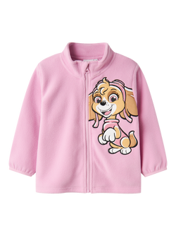 pawpatrol fleece jakke PASTEL LAVENDER - Name It