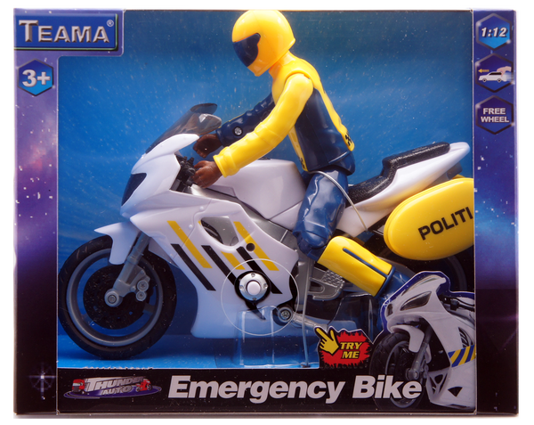 TEAMA NORSK POLITIMOTORSYKKEL M/LYD OG FIGUR