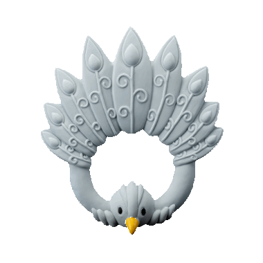 Natruba bitering påfugl/lys blå