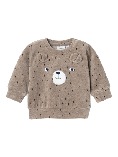 NBNNALWIN LS VELOUR Weathered teak - Name It