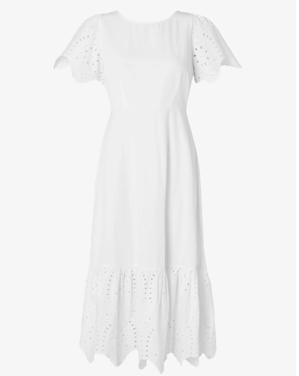 SLFKELLI Ankle broderi kjole