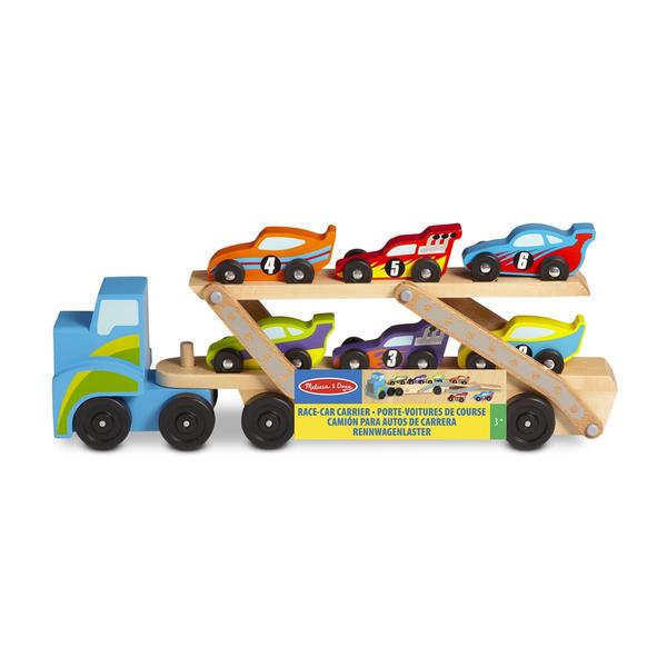Wooden Cars Race-Car Carrier