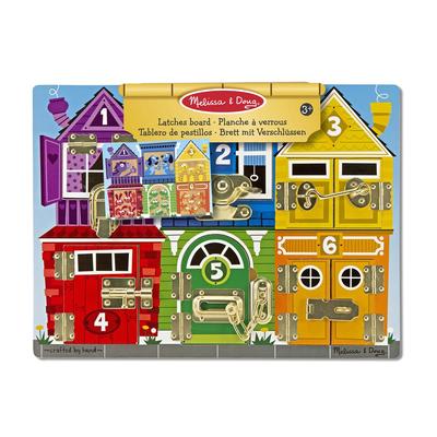 Wooden Activity Latches Board Activity boars Latches - Melissa & Doug
