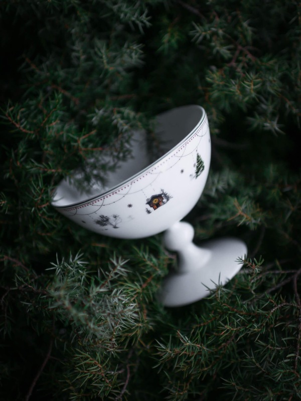 Julemorgen Story Dessertskål med Stett