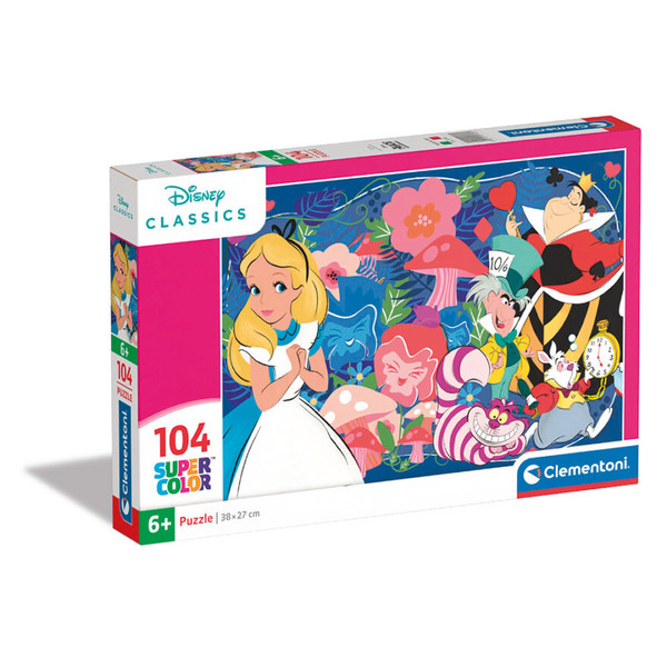 Clementoni Puzzle Disney Alice in Wonderland 104 brikker