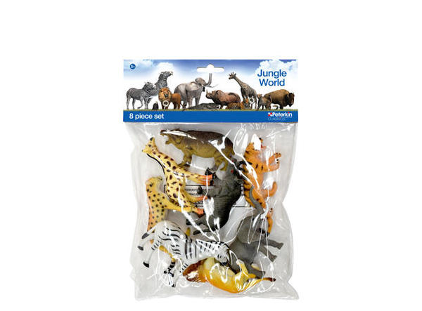 DYR I POSE - 8 STK - JUNGEL