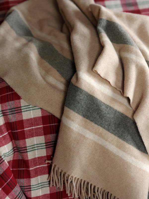 Rutete Ullpledd 130x170cm