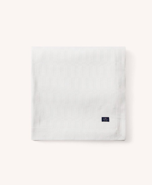 Hvit Jacquardduk 180x180cm