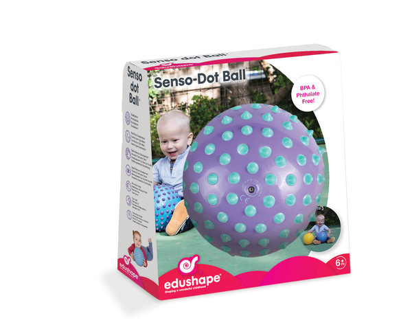 Edushape The Original Sensory Ball, Color Dots 7"