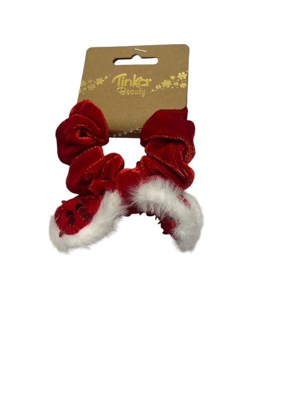 HÅRSTRIKK RØD M/SLØYFE TINKA BEAUTY JUL