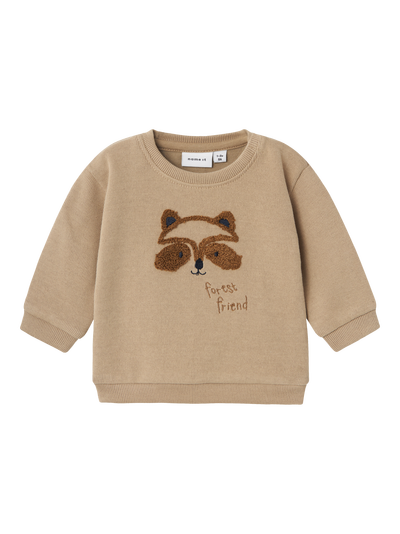 NBMSALT LS SWEAT Weathered teak - Name It