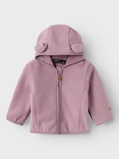 NBNMEEKO FLEECE JACKET Grape Shake - Name It