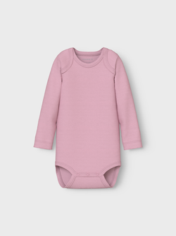 NBFBODY 3P LS BARELY PINK BOW 