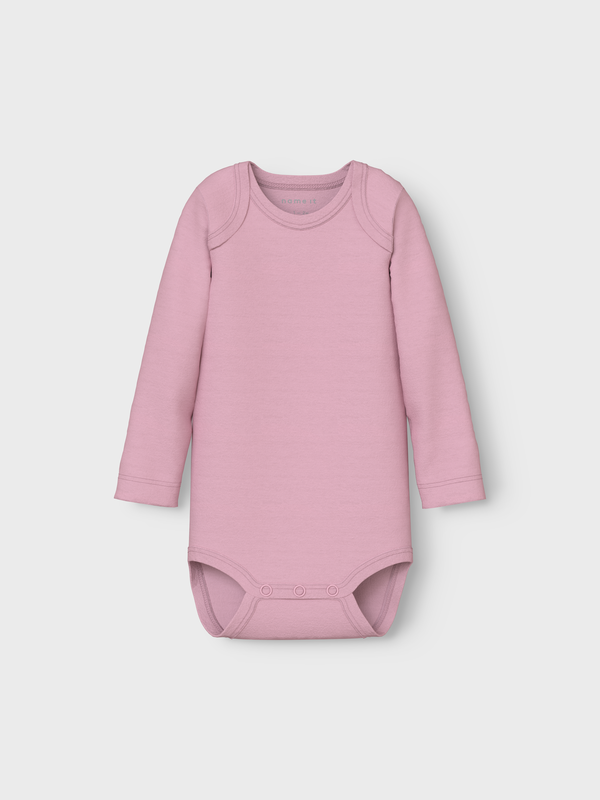 NBFBODY 3P LS BARELY PINK BOW 
