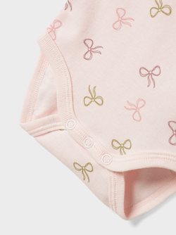 NBFBODY 3P LS BARELY PINK BOW 
