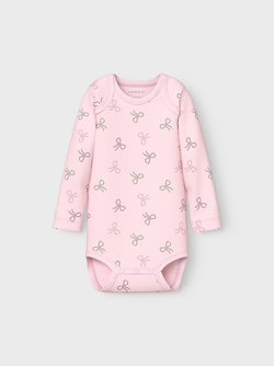 NBFBODY 3P LS BARELY PINK BOW 