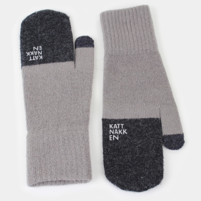 Magiske vottar L-XL gråmelert