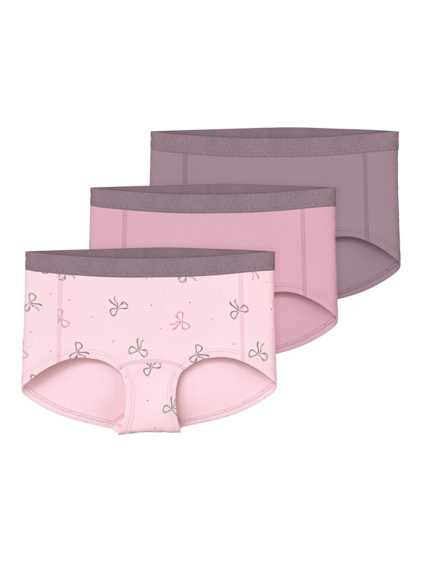 NKFHIPSTER 3P BARELY PINK BOW 