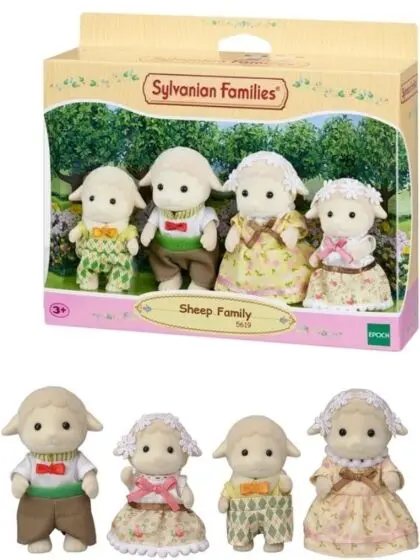 Sylvanian Families Sauefamilie - 4 figurer