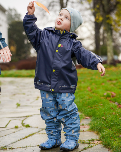 Kattnakken regnsett Plask - BESTSELGER!  Marine - Kattnakken