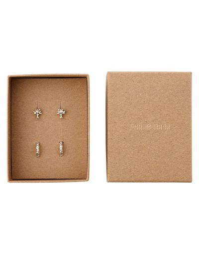 PIPER resirkulert gavesett Sølv - Pilgrim