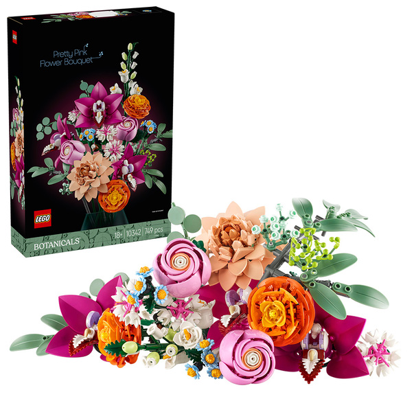 Lego 10342 Vakker bukett med rosa blomster