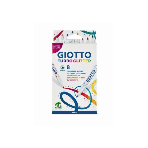 TUSJ GLITTER 8 PK GIOTTO TURBO