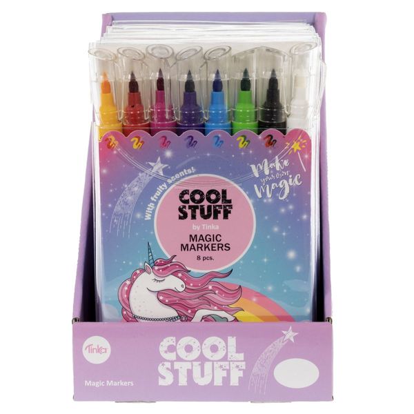 MAGIC MARKER UNICORN 8 STK TINKA COOL STUFF