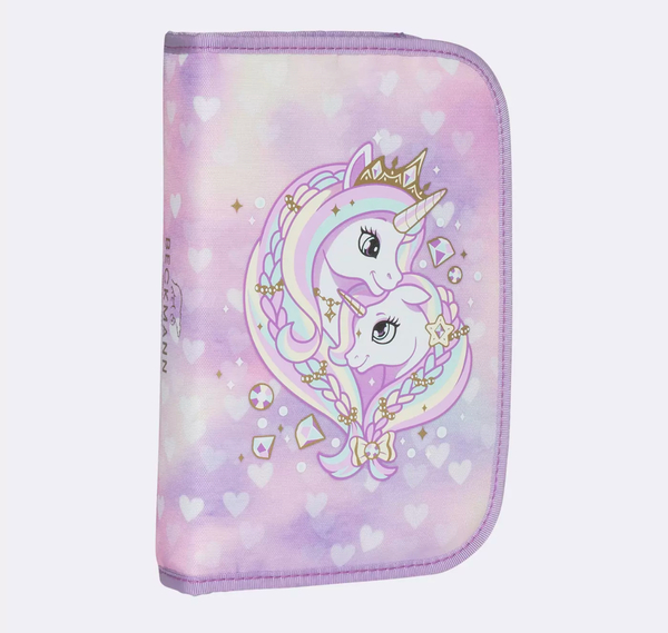 Beckmann Classic skolesekk sett, Unicorn Princess Purple