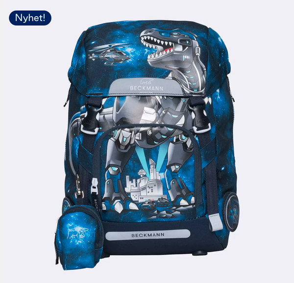 Beckmann Classic skolesekk sett, Tech Rex  - levering februar