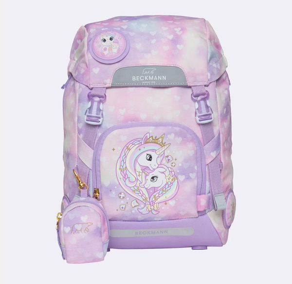Beckmann classic ryggsekk, Unicorn princess purple
