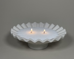 750G stearinlys sand + 10 veker  hvit - Illumina