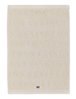 Velour jacquarhåndkle m/logo