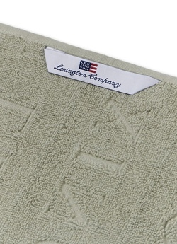 Velour jacquarhåndkle m/logo