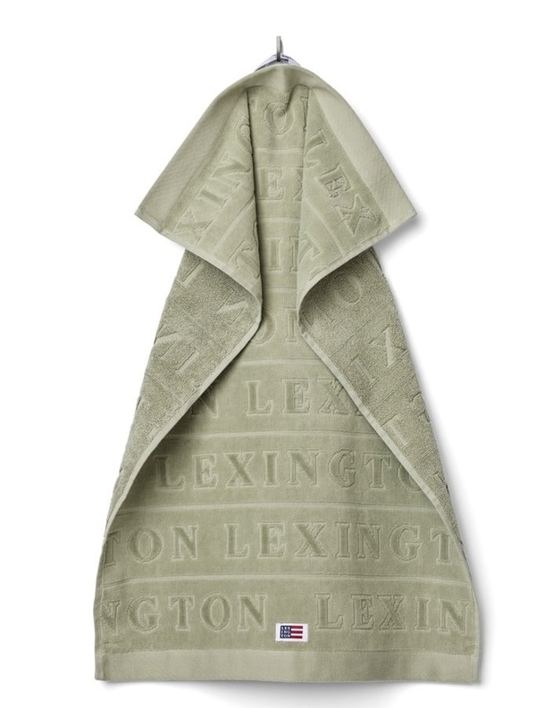 Velour jacquardhåndkle m/logo