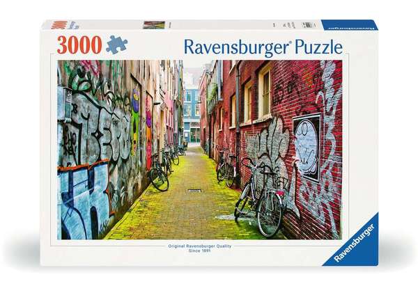 Ravensburger puslespill 3000 Street art in Amsterdam