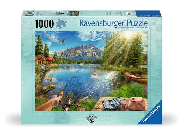 Ravensburger puslespill 1000 Life at the Lake