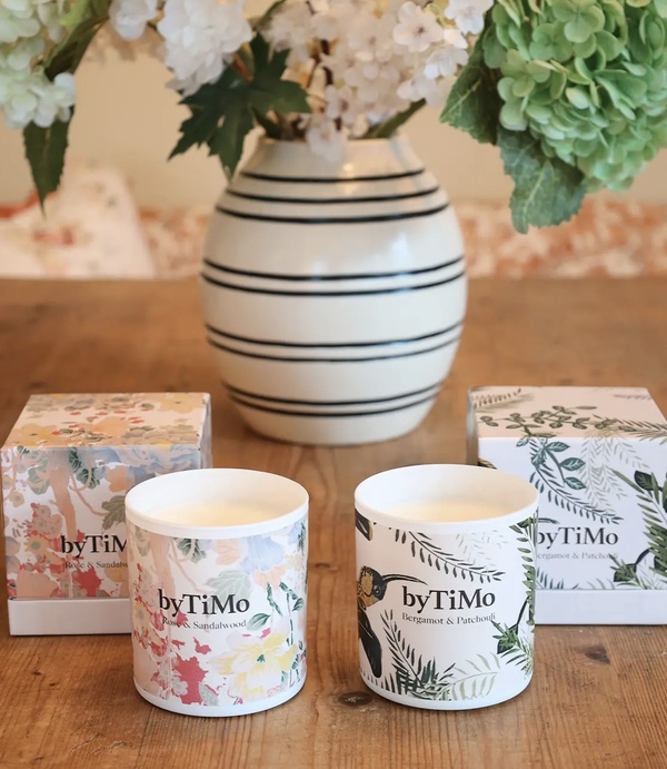 Bergamot & Patchouli Scented Candle