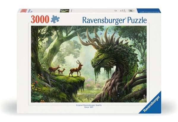 Ravensburger puslespill 3000 The forest dragon awake
