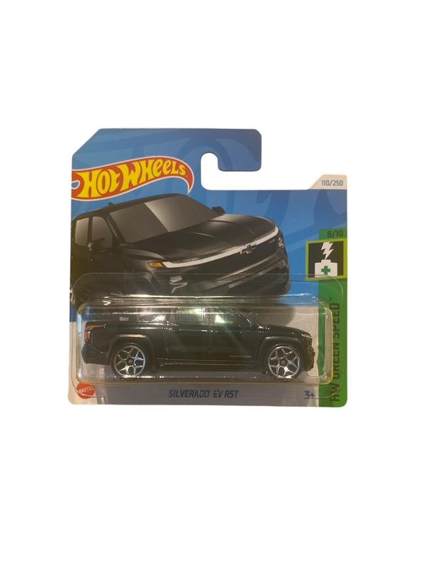 Hot Wheels 1:64 - Silverado EV RST - HW GREEN SPEED 8/10