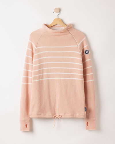 Holebrook Martina WP genser Flamingo/Offwhite - Holebrook