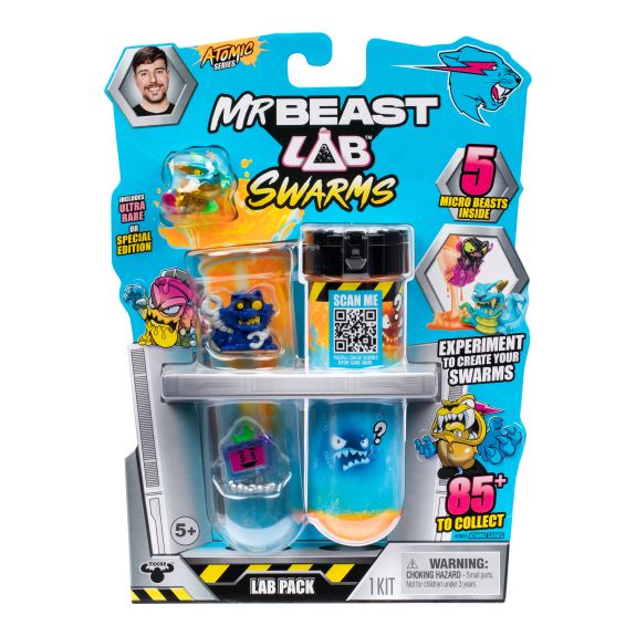 MrBeast Lab Swarms figurer, 5 stk. Serie 2