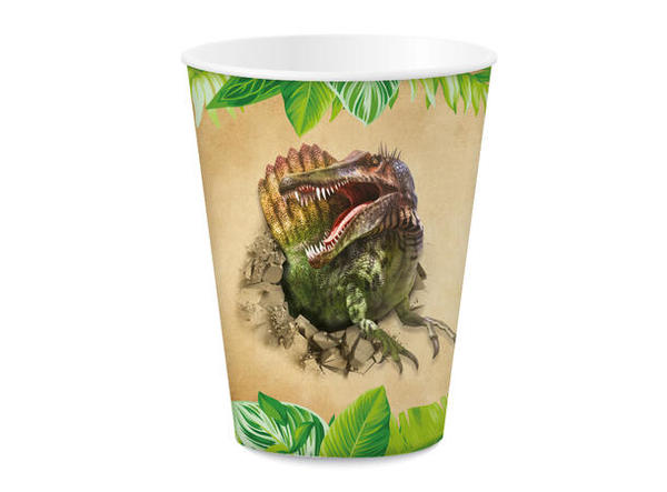 ENGANGSKRUS - DINO - 6 STK