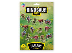 GIRLANDER - DINO - 3M GIRLANDER - DINO - 3M - Bursdag/Fest