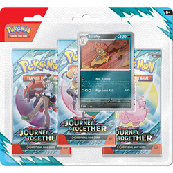 NYHEIT! Pokémon TCG: Scarlet & Violet—Journey Together 3P Blister Scrafty - pokèmon
