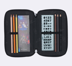 Beckmann Trelags pennal med innhold, Ninja Elements