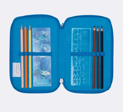 Beckmann Trelags pennal med innhold, Ocean