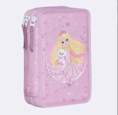 Beckmann Trelags pennal med innhold, Rosie Rosie - Beckmann