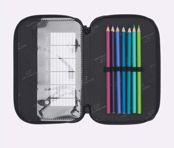 Beckmann Trelags pennal med innhold, Black