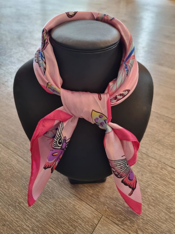 Silke skjerf mønstret